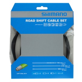 Shimano Y60198010 Optislick Road Shift Cable Set, Repair Parts, Black