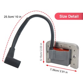 32-584-06-S Ignition Coil Replace 32 584 06-S 3258406s 32 584 06 for Kohler KT, ZT Engines KT735 KT715 SV590 SV540 7000 Series Lawn Mower Engine KT720 KT610 KT740 ZT730 ZF-IG-A00077 (2 Pcs)