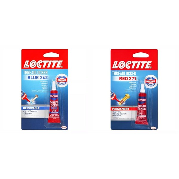 Loctite Loctite Threadlocker Blue 242 & Red 271 - Medium