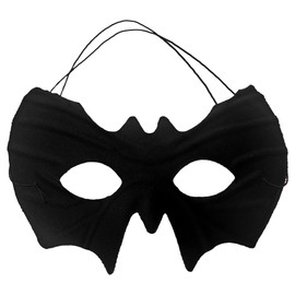 Vaulted Skulls & Co Black Bat Eye Mask | Bat Costume Masks | Superhero Mask | Bat Costume | Masquerade Party Masks | Black | Elastic Band | Unisex