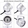 Infrared Illuminator, 48 LEDs 60 Degree Wide Angle IR Illuminator,
