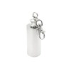 iSavage 1.5oz Hip Flask 18/8 Stainless Steel Cylinder Shaped Mini