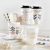 Santa Barbara Design Studio 8-Count Disposable Paper Coffee Cups, Sleeves