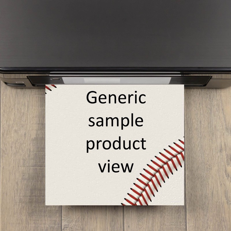 Baseball Letterhead Laser & Inkjet Printer Paper, 100 pack