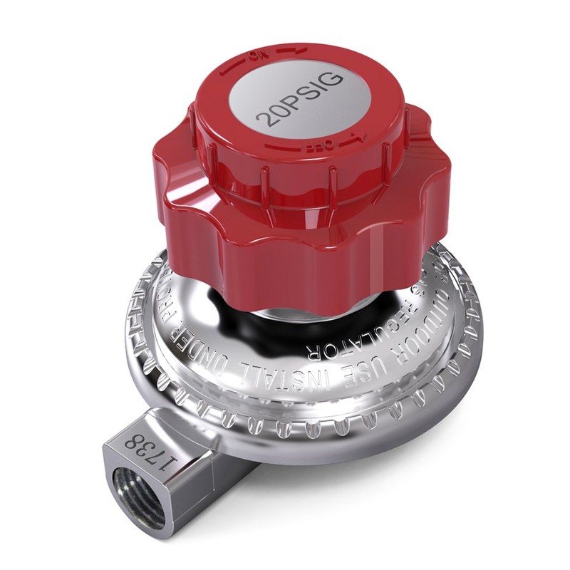 Adjustable 0 to 20psi Propane Regulator Valve QCC LP LPG