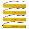 GSUIVEER 9.6V 900mAh Exit Sign Emergency Light Battery Compatible with