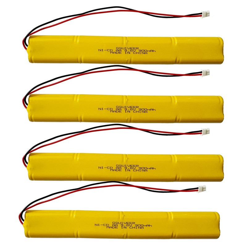 GSUIVEER 9.6V 900mAh Exit Sign Emergency Light Battery Compatible with