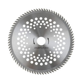 HUAREW Hoja de carburo para cortador de cepillo (200 x 80 x 25,4 mm)