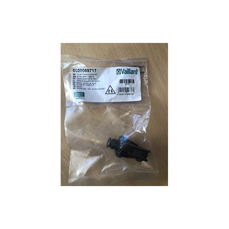 VAILLANT ECOTEC PLUS 824 831 837 WATER PRESSURE SENSOR 0020059717