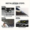 TSUINZ For Ford Mustang Yellow Eye Car Front Windshield Sun