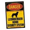 Leonberger Sign Danger Security System Door Sign Dog Sign Dog