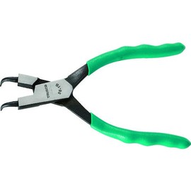 TRUSCO Snap Ring Pliers for Holes, Φ0.04 inches (1.0 mm), Curved Claws 50-Type 50-1B x 5 [Case Sale]