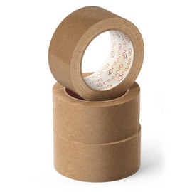 Eco-friendly Kraft Paper Tape Brown Body Tape for Packaging, Pictures or Sealing Safe and Strong Packaging - Ofituria