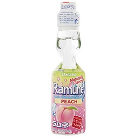 Ramune Peach Natural 18 Pack