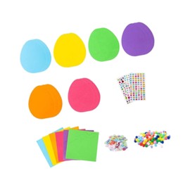 SM SunniMix Easter Craft Kit Easter Decoration Fun Ornament Kids Art and Craft Easter Egg Bunny for Kids Children Easter Basket Stuffers