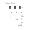 weBoost 311229 4G-OTR Trucker Edition Antenna, 17"