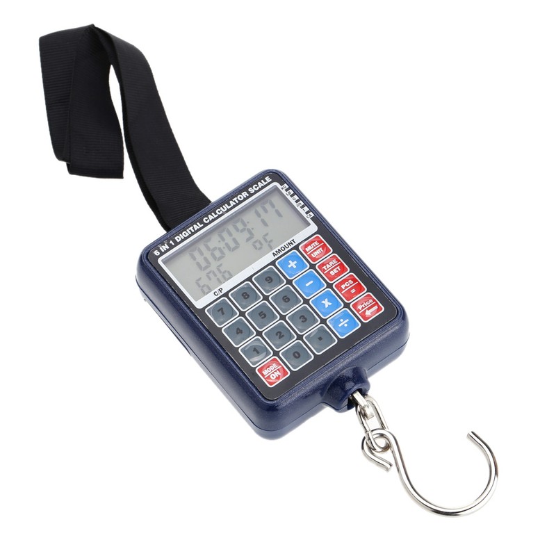 50kg/10g Multi-functional Mini Digital Hanging Luggage Weight Scale Calculator Weighing