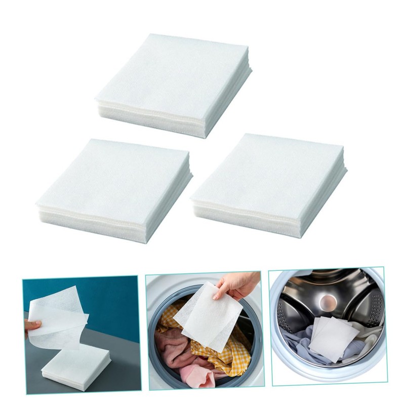 COLLBATH Laundry Dyeing Proof Absorption Sheets 48 Sheets of Absorbing