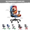 ELEDIZI Office Chair Cover Football Cool Gaming Chair Cover Home