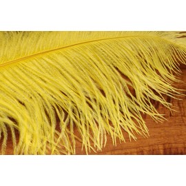 10 - 12" Ostrich Herl - yellow