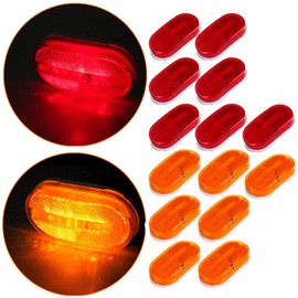 cciyu 5x Clear Cab Roof Marker Lights Assembly +Fender Marker Lights T10-10-3528-SMD Blue LED Bulbs for 2003-2016 Dodge Ram 1500 2500 3500 Roof Top Clearance Lights Running Lights Cab Light Pickups