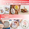 Romon Filo da Ricamo, Kit da Ricamare Braccialetti Kit Punto