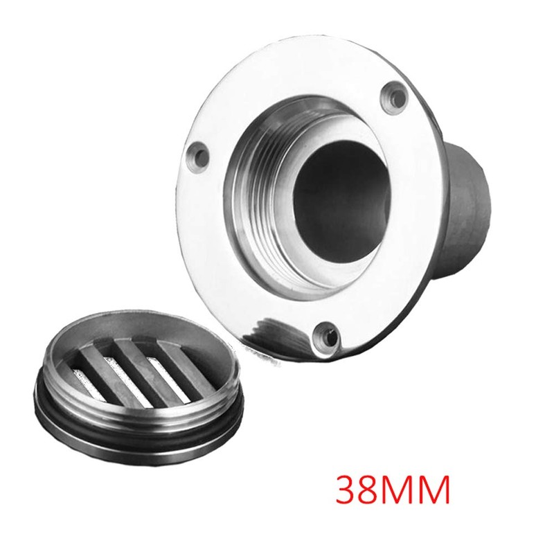 VIGORWORK Yacht Stainless Steel 1-1/2 Inch 38mm Pipe Boat Deck