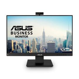 ASUS ASUS BE24EQK 23.8” Business Monitor with 1080P Full HD IPS, Eye Care, DisplayPort HDMI, Frameless, Built-in Adjustable 2MP Webcam, Mic Array, Stereo speaker, Video Conference,BLACK