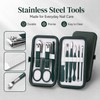 10-Piece Stainless Steel Manicure Set for Nail Care – Portable