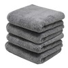 Towelogy® Microfibre Cleaning Cloths Grey 420GSM Large Thick Ultra Absorbent