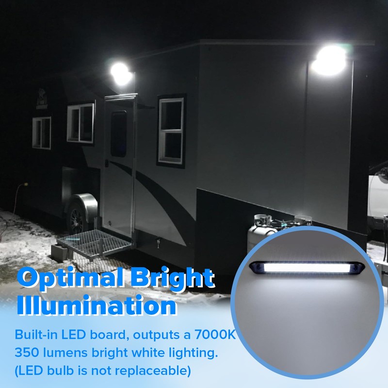 RV Lights Exterior 12V RV Porch Light 12 Volt LED
