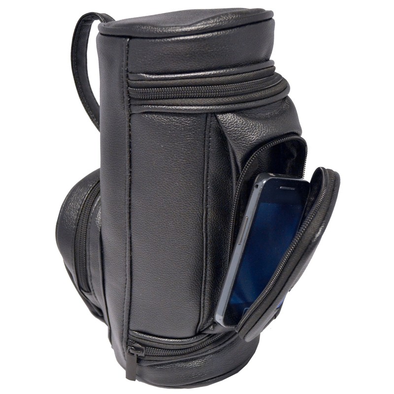 Longridge Golfer's Wash Bag - Black, One