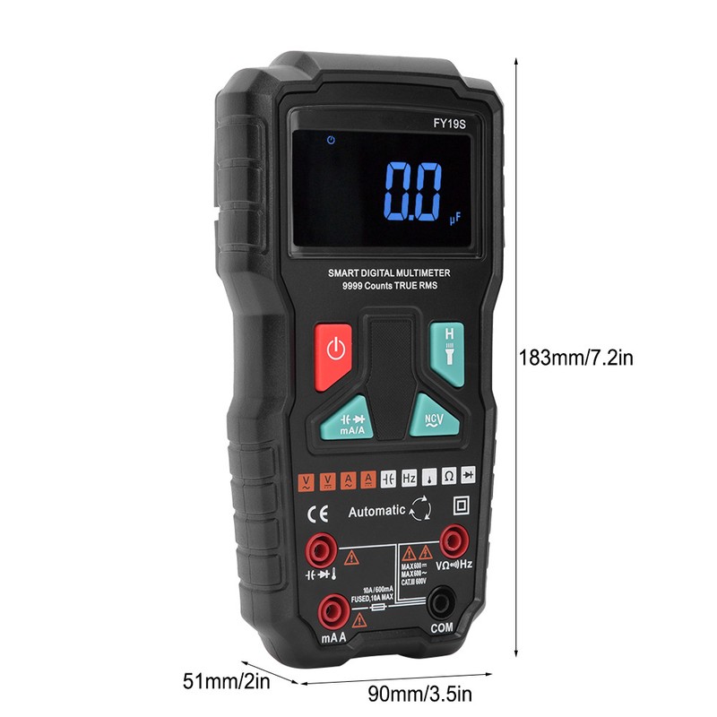 FY19S Multifunctional High Precision Digital Handheld Screen Automatic Multimeter AC