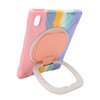 Tablet Case Silicone Hard PC Precise Cutouts Adjustable Strap 360