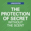 Secret Antiperspirant Deodorant Women, Unscented Clear Gel, Outlast, 3.4 oz