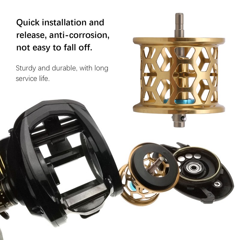 AMO DIY 32mm Micro LowProfile Reel Conversion Skirted Spool Fishing