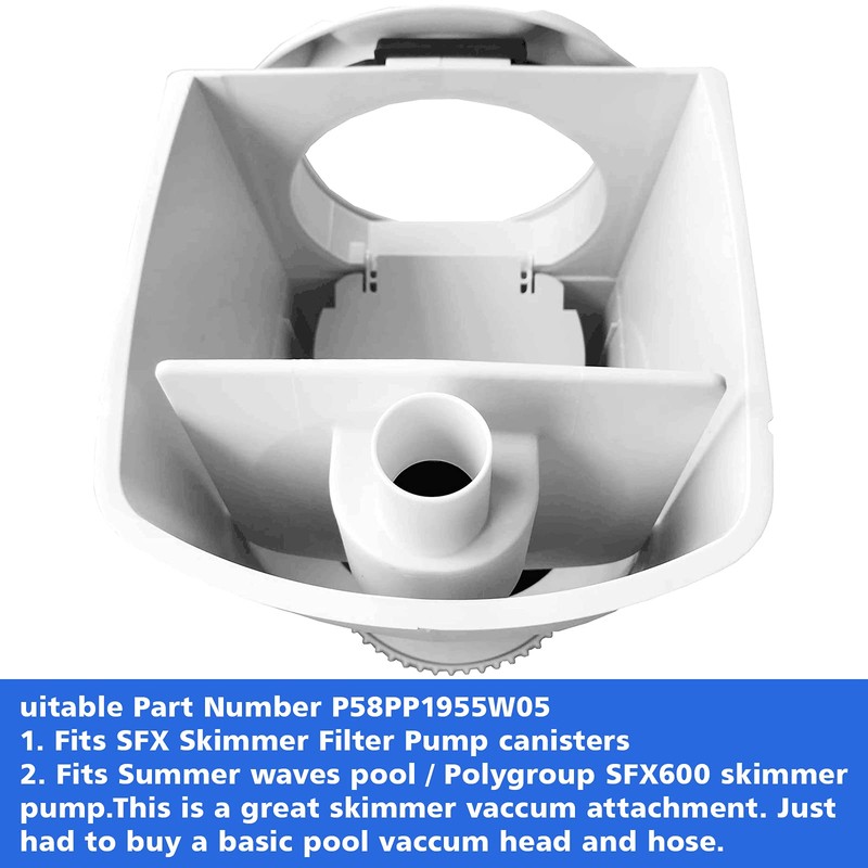 SFX Pool Vacuum Plate Adapter - for Summer Waves Polygroup