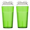 Reflo Smart Cup Bundle (Green 2-Pack) Baby-Led Weaning Montessori Cup