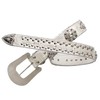 M&F Western Women's Floral Crystal Concho Belt, Silver, MD