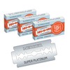 MERKUR Super Platinum 910 Razor Blades Stainless Steel (Pack of