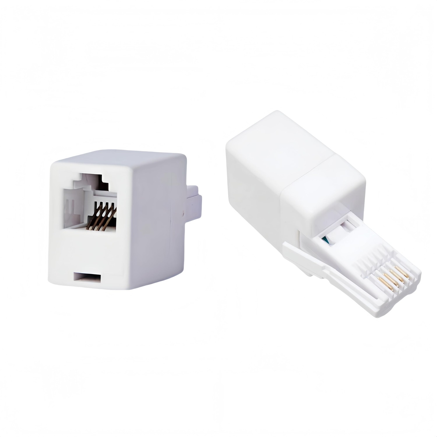 2PCS BT to RJ11 Telephone Line Adapter, British Modular BS6312 431A ...