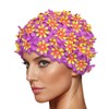 Medifier Swim cap Floral Petal Retro Style Bathing Caps for