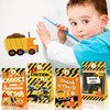 FOHOME 24 Pcs Construction Party Favors Bags with Stickers Truck