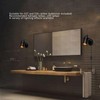 Wall Sconce Plug in Lamp Indoor Bedroom Bedside American Retro