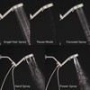 Brondell Nebia Yuba HandHeld Shower Head, 60" Stainless Steel Hose,