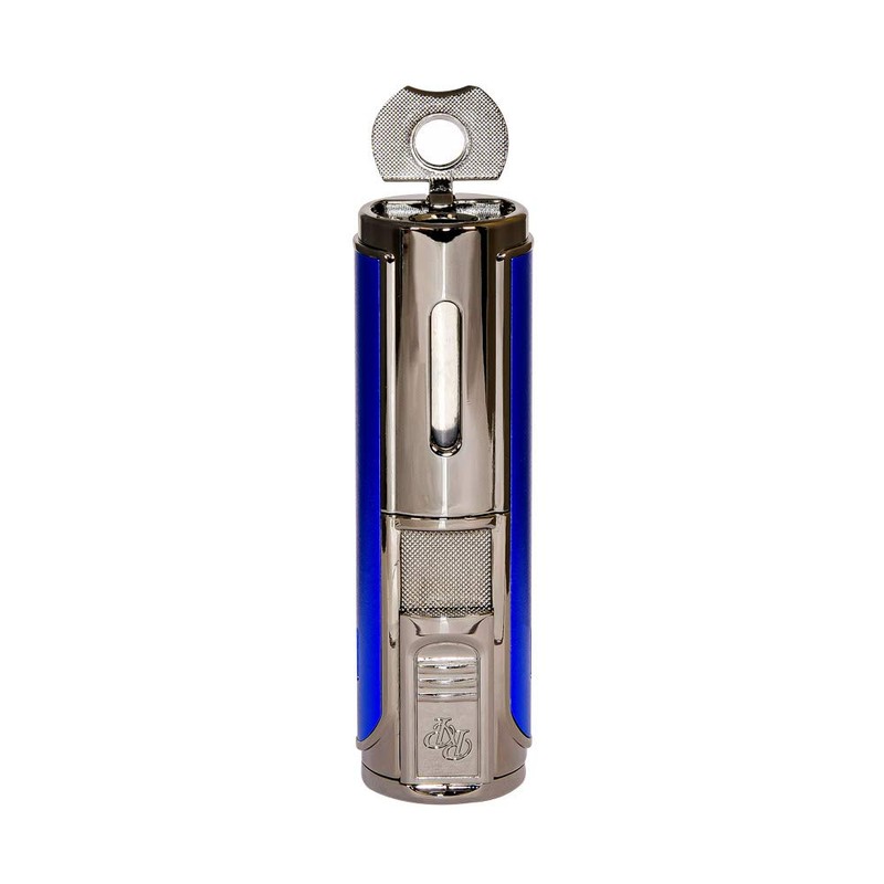 Rocky Patel Envoy Collection Cigar Lighter (Gunmetal and Blue)