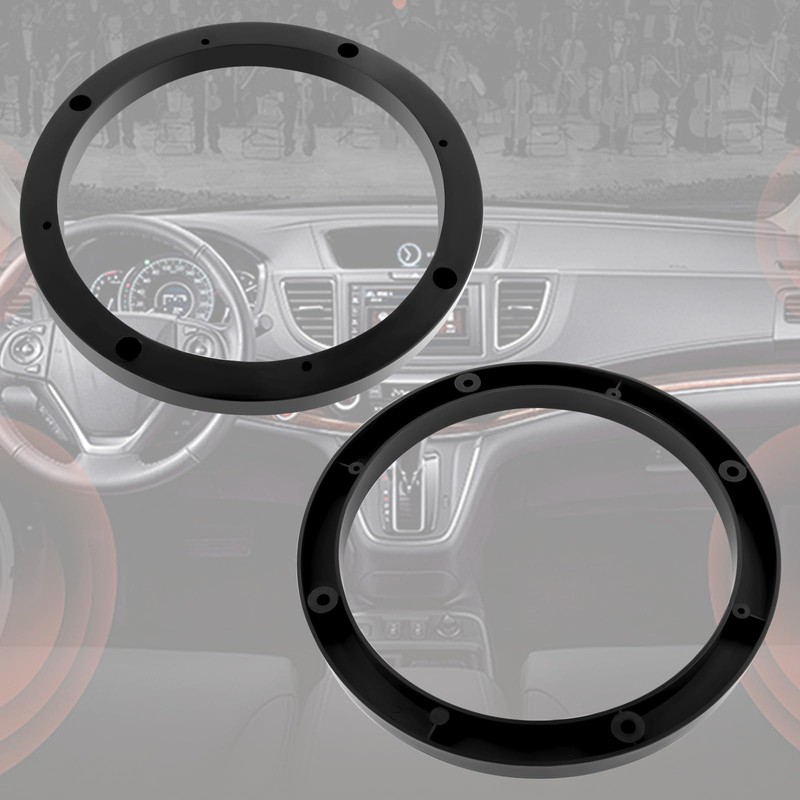 wedfish 2PCS 6.5 Speaker Spacer Enhance Sound Quality,No Cutting and