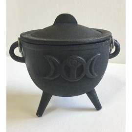 Kheops International Cast Iron Cauldron Triple Moon