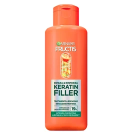 Garnier Fructis Rinse Treatment for All Damaged Hair, Deep Repair, Stronger Hair, with Marula Oil and Keratin, Keratin Filler, Repair & Strengthening, 200 ml