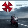 Arwrilt Motorcycle LED Tail Light, Cross Style Motorcycle LED Rear